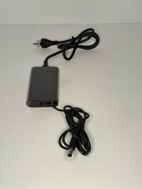 Dell Dark Gray and Black Laptop Charger Adapter